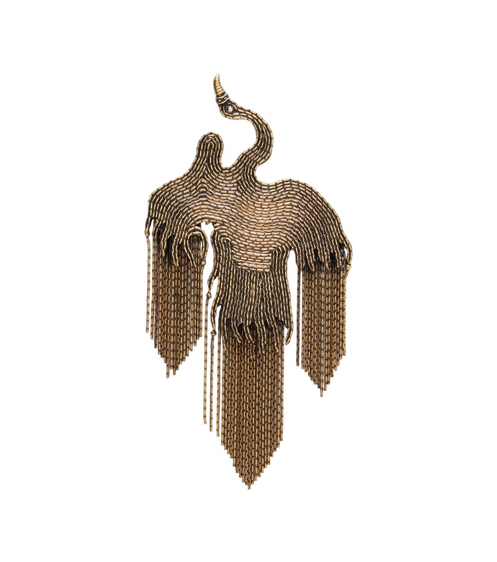 Photo: Etro Fringed brooch