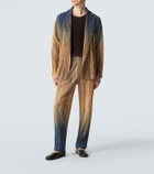 Homme Plissé Issey Miyake Paint Brush Close-Up pleated blazer