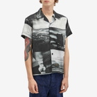 Deva States Men's Exotica Vacation Shirt in Black
