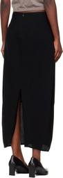 Studio Nicholson Black Beni Midi Skirt