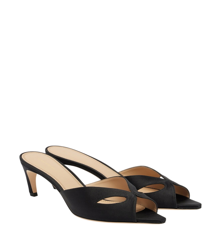 Photo: Victoria Beckham Harlow Mask satin mules