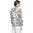 Fendi White Joshua Vides Edition Silk Shirt