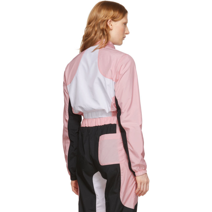 Kirin Pink and White Combo Track Jacket
