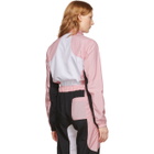 Kirin Pink and White Combo Track Jacket