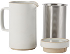 Hasami Porcelain Grey HPM037 Tall Tea Pot
