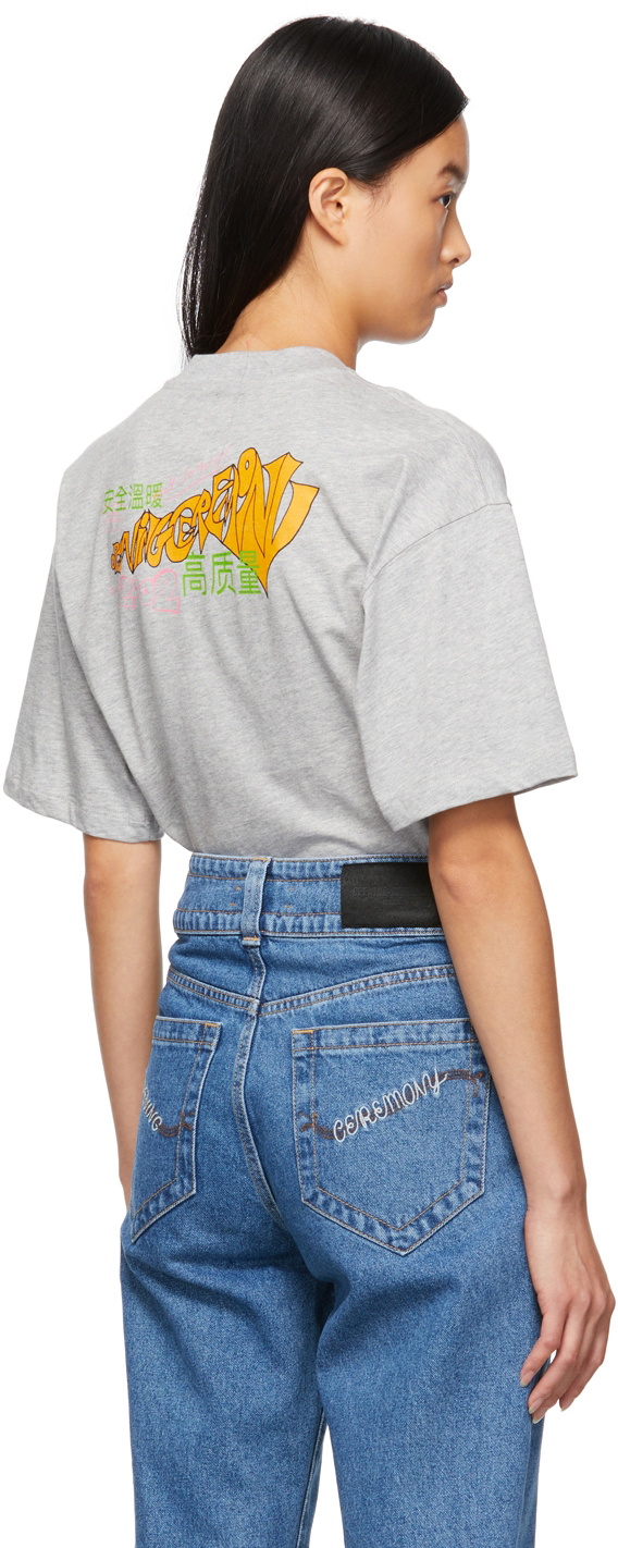 Opening Ceremony Grey Hand Chair T-Shirt