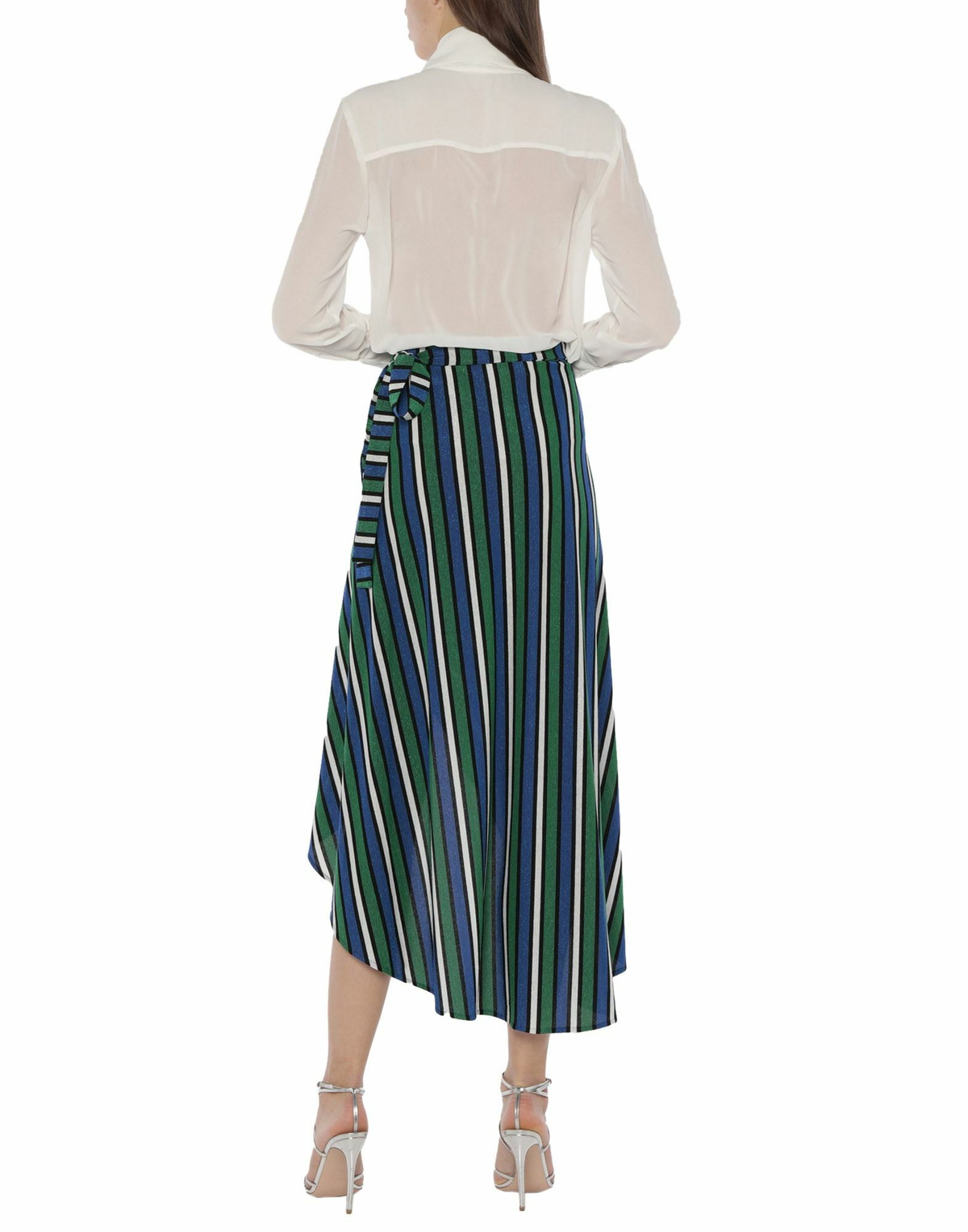 Mc2 Saint Barth Womens Midi skirt in Blue