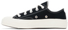 COMME des GARÇONS PLAY Black Converse Edition Chuck 70 Low Top Sneakers