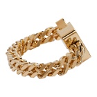 1017 ALYX 9SM Gold Cubix Chain Bracelet