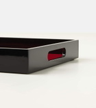 Les-Ottomans Lobster lacquered wooden tray