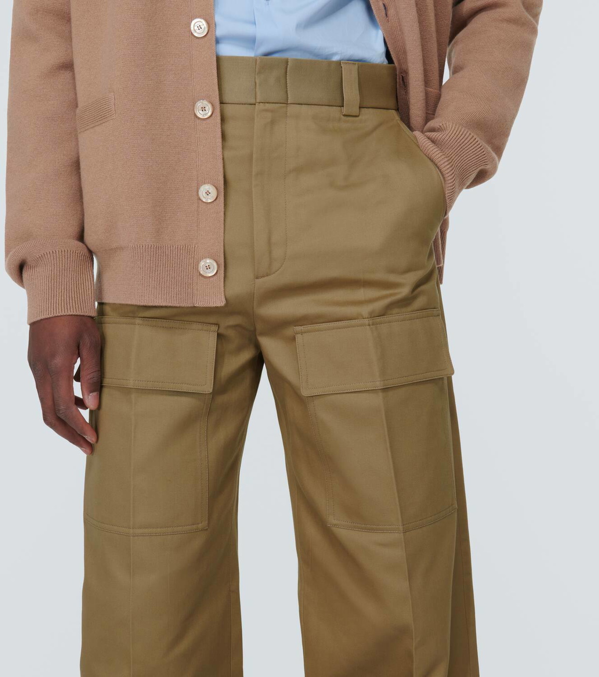 Gucci Wide-leg cotton cargo pants Gucci
