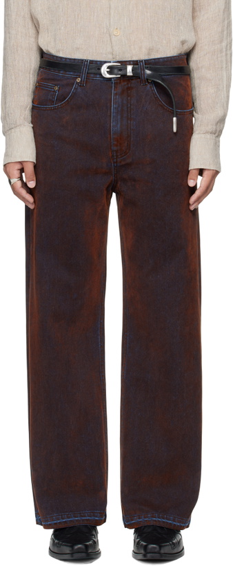 Photo: MMIC Brown Saint Flare Jeans