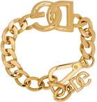 Dolce & Gabbana Gold Logo Chain Bracelet