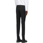Valentino Black Wool Plain Trousers