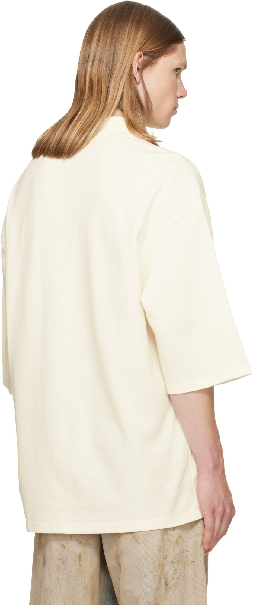AMIRI Off-White 'AMIRI' Polo