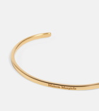 Maison Margiela - Logo gold-plated silver arm cuff