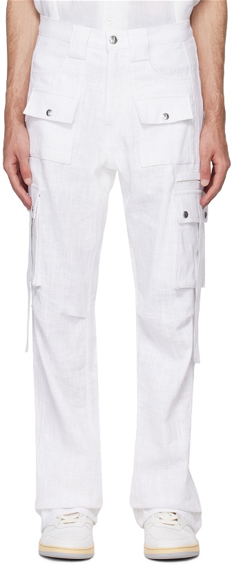 Photo: Rhude White Pockets Cargo Pants