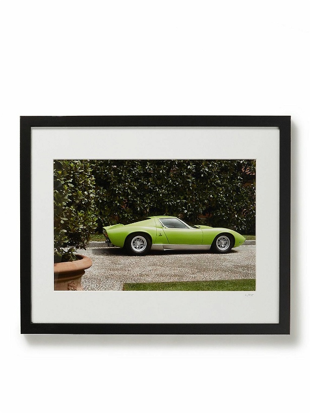 Photo: Sonic Editions - Framed 2015 Lamborghini Miura SV Print, 16&quot; x 20&quot;