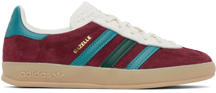 Photo: adidas Originals Burgundy Gazelle Indoor Sneakers