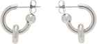 Justine Clenquet Silver Ethan Earrings