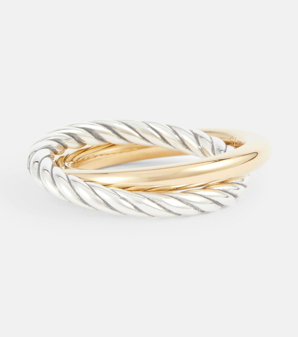 BOTTEGA VENETA 18KGP ゴールドプレート シルバーリング BOTTEGA VENETA Gold-plated silver ring | NET-A-PORTER