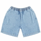 Acne Studios Men's Rudent Soft Denim Shorts in Indigo Blue