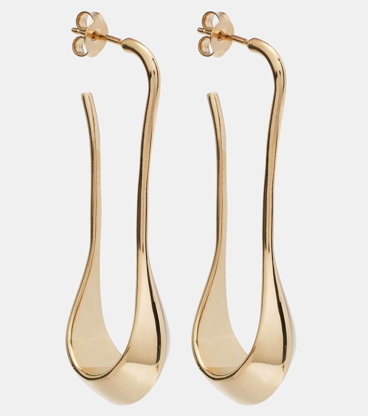 Lemaire Drop gold-plated earrings