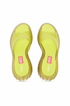 Diesel Platform mule in Melflex - Sandals Womens in Yellow
