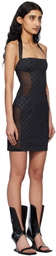 MISBHV Black Shape Up Minidress