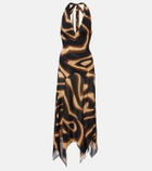 Pucci Labirinto muslin jersey midi dress