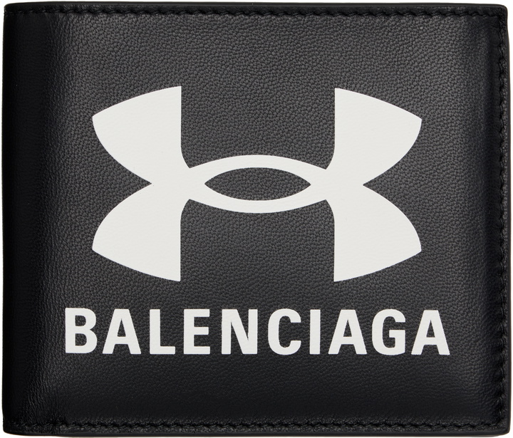 Photo: Balenciaga Black Under Armour Edition Square Folded Wallet