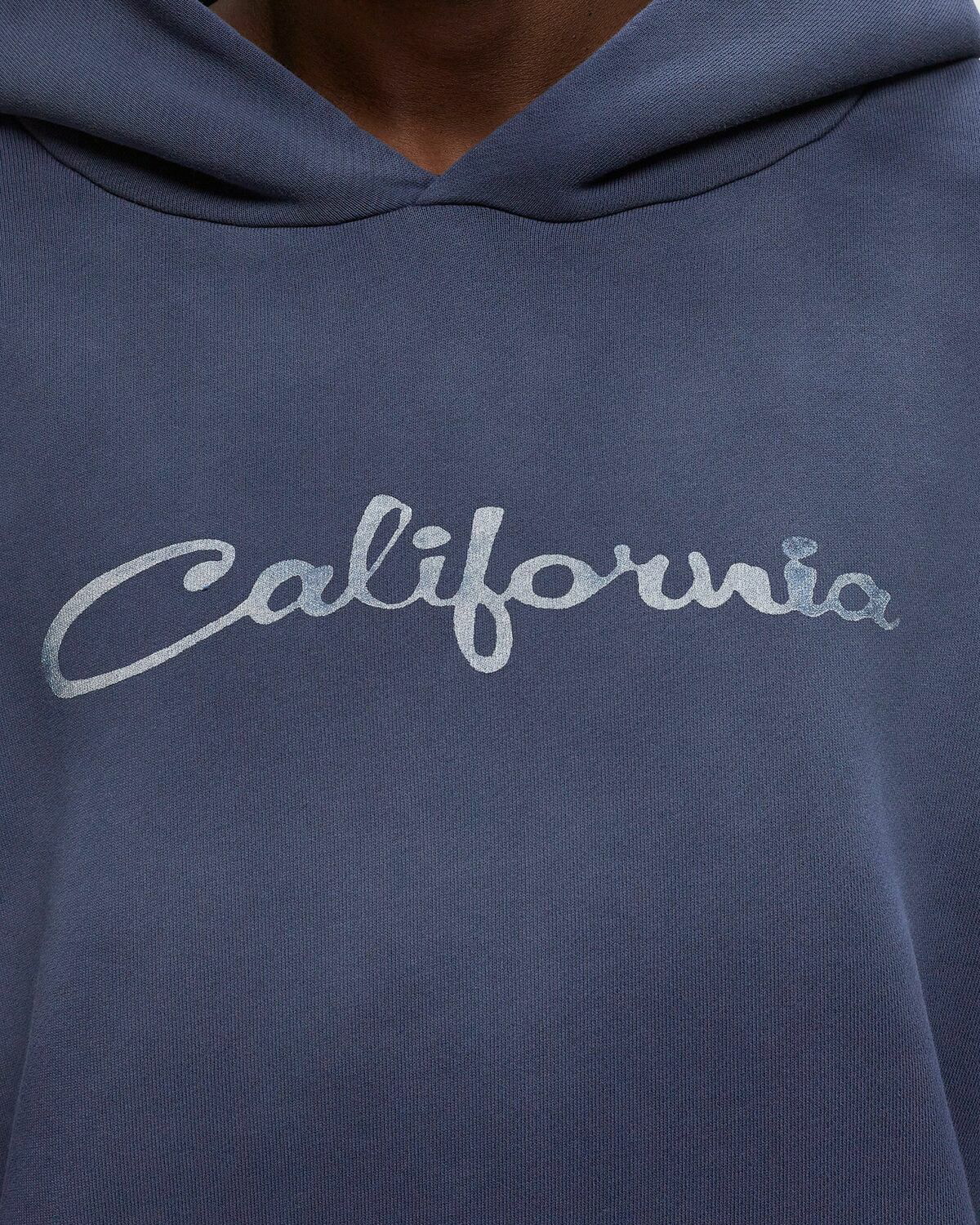 ERL California Hoodie フーディー パーカー M スウェット ERL CALIFORNIA HOODIE KNIT Blue Mens Hoody ERL