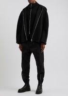 Helmut Lang Cocoon Wool Jacket Black