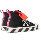 Off-White - Logo-Appliquéd Canvas Sneakers - Black