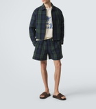 JW Anderson Checked cotton seersucker blouson jacket