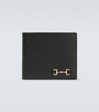 Gucci - Horsebit grained leather wallet