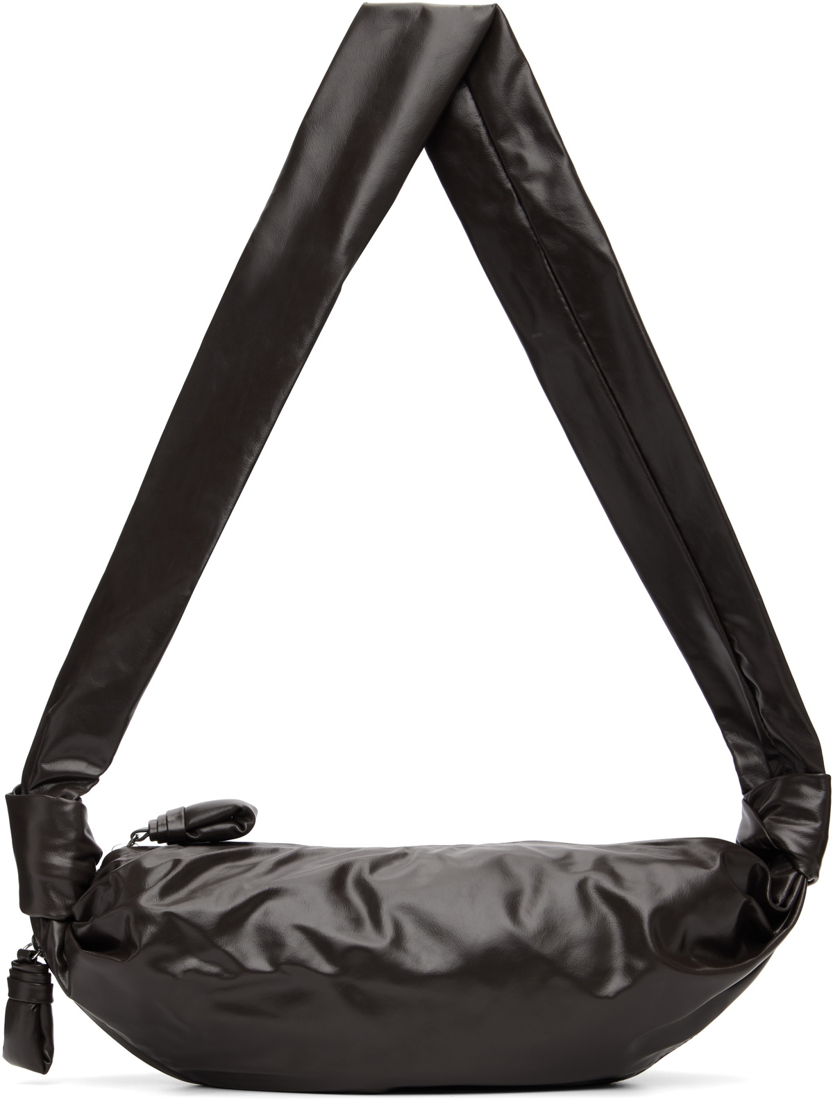 LEMAIRE Brown Bell Glasses Holder Pouch Lemaire