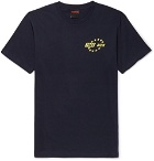 Très Bien - Souvenir Logo-Print Cotton-Jersey T-Shirt - Men - Navy
