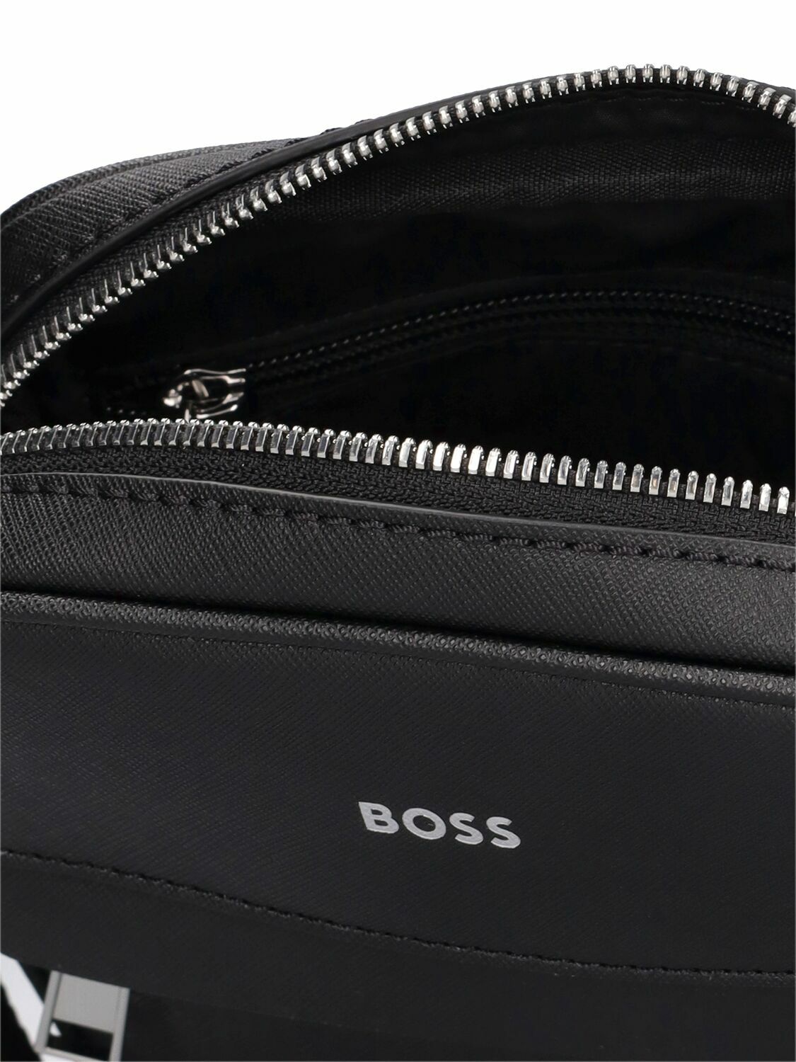 BOSS - Zair Zip Leather Crossbody Bag BOSS