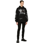 Givenchy Black Oversized Schematics Hoodie