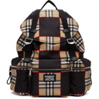 Burberry Black and Beige Archie Backpack
