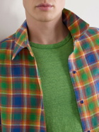 God's True Cashmere - Signature Linen T-Shirt - Green