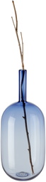 Nate Cotterman Blue Shoulder Vase