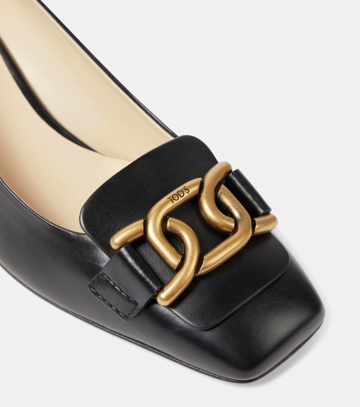 Tod's Logo leather pumps Tod's