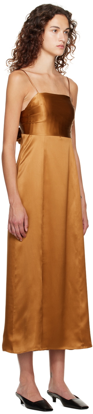 BITE Brown Moreau Midi Dress