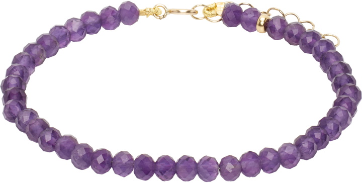 Photo: JIA JIA Purple Birthstone February Amethyst Bracelet