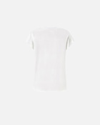 Pinko Satin Blouse With Cap Sleeves Snow White