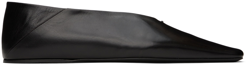 jil sander square toe flats