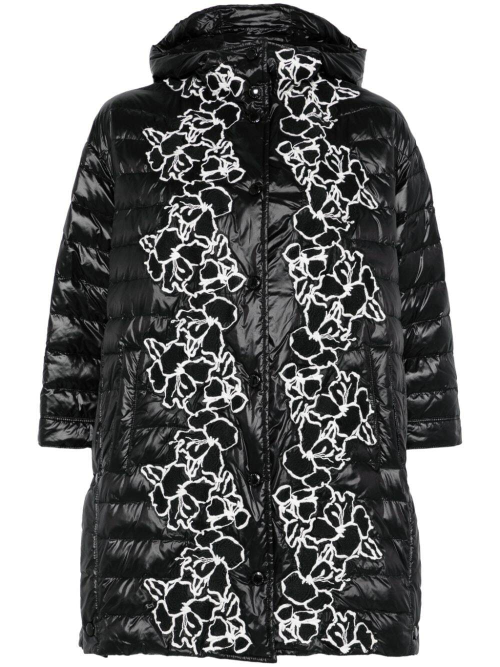 ERMANNO - Embroidered Nylon Down Jacket