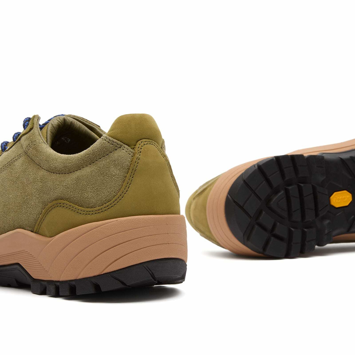 Diemme Men's Movida Low Hiking Shoe in Green Moss Suede